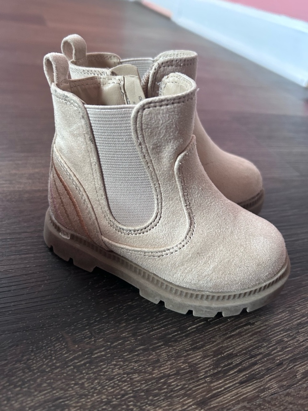 wonder nation Beige Chelsea Boots for Kids